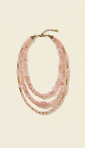 Rose Quartz Layered Necklace