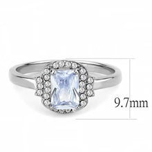 Lavender Emerald Cut Sweetheart Ring