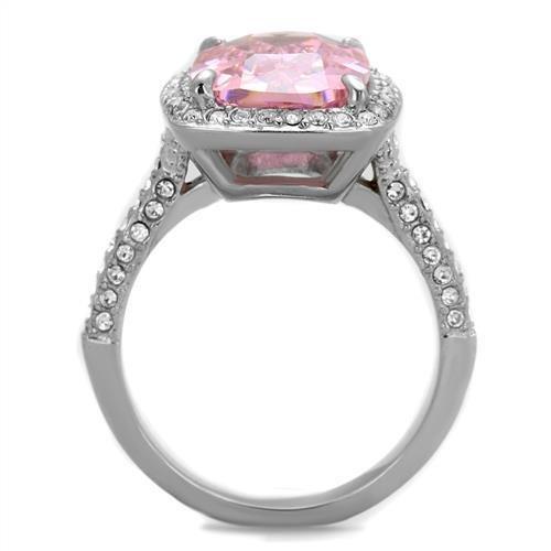 Bella Pink Cushion Cut Diamond Statement Ring